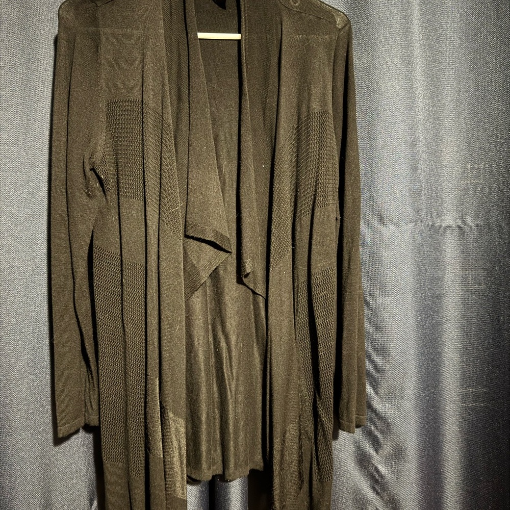 Premise Black Rayon Cardigan